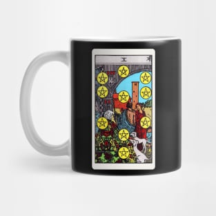 Card #73 - Ten Of Pentacles - Rider Waite Smith Tarot Mug